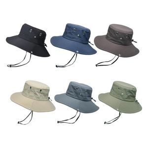 Berets Bucket Hat Party Adjustable Po Props Breathable Fashion Sun Hats Fisherman Caps For Camping Vacation Fancy Dress Men BoysBerets