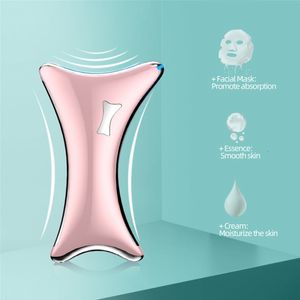 Ansiktsvårdsenheter Electric Guasha Scraping Massager LED Light Microcurrent Skin Rejuvenation Body Massage Machine Lyft Slimming 45 230307