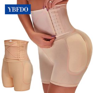 Women's Shapers Ybfdo Underpant Sexy Butt Lifter Shapewear Slim Taist Trainer Doman Dress Body Shaper Wyściełany Fakiet Buttock Hip Enhancer 230307