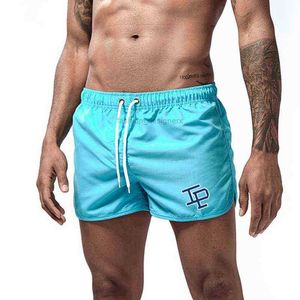 Shorts masculinos esportivos e de lazer, corrida, verão, praia, shorts, calções de banho, calças curtas, trajes de banho esportivos masculinos, inaka power FBW0