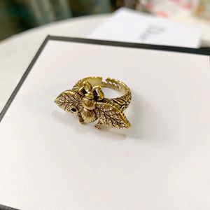 Mens Bee Ring Jewelry Designer Womens Gold Bee Rings Fashion Band Pearl Rings Lady Women Party Wedding Lover Gift Engagement go