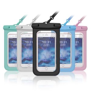 Wodoodporne obudowy telefoniczne na zewnątrz z smyczy PVC Beach Waterproof to torba na iPhone11 12 13 14 Pro Samsung S10