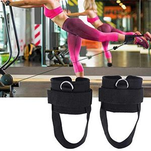 Resistance Bands 2 Pcs Adjustable Ankle Strap Soft D-Rings Ankle Cuffs For Gym Workouts Cable Machines Butt Leg Weights Exercises Gym Accessories 230307