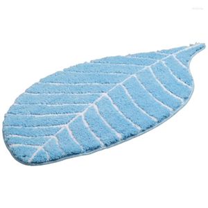 Tappeti simpatici zerbini per bambini - tappeti da bagno assorbenti in microfibra a forma di tappeto tappeto tappeto foglia