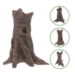 Flores decorativas grinaldas 1pc Micro paisagismo Withred Tree Stump Decor Garden Landscape Ornament