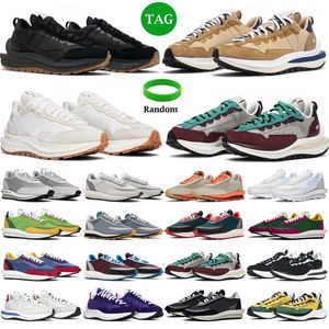 sacai waffle vaporwaffle casual shoes men womens LDWaffle Black White Nylon Royal Fuchsia Sail Gum Obsidian Cool Grey mens trainers Sports sneakers running tennis