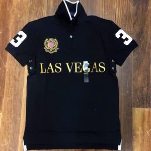 towary luksusowe Wysokiej jakości projektant miasta Polos koszula haftowa męska bawełna londyńska Dubai New York Fashion Casual T-Shirts-5xl