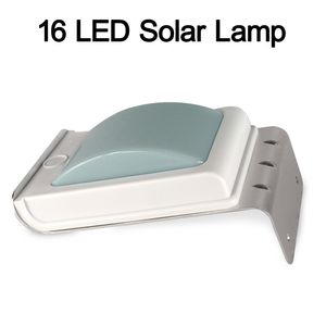 High Light 16 LED Solar Light Luci esterne Impermeabile Risparmio energetico Applique da parete Sensore di movimento Lampada a led Luci per la decorazione del giardino crestech168