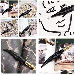 Eyeliner M Makyaj Marka Kalem Tüy Tasarımı Sıvı Su Geçirmez Uzun Kalıcı Pürüzsüz Siyah Kaş Göz Hattı Kozmetik Damla Teslimat Sağlık DHBOS