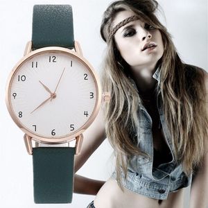Armbandsur 2023 kvinnors klockor mode damer titta på läderband kvarts armbandsur kvinnliga gåvor klocka ingen logotyp
