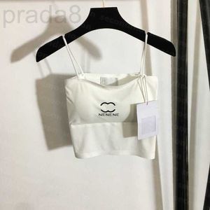 Women's T-Shirt Designer Women Sexy Sling Vest Tee Summer Sport Top Yoga s Letter Print Tees Breathable Crop AF0E