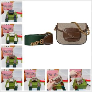 Borsa firmata Mini Portafogli Borsa a tracolla Portamonete in vera pelle Top 5A Borse a tracolla Catena di metallo Borse di lusso Borsa a tracolla da donna