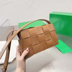2023 New top leather Plaid leathers shoulders bags designer lady handbags Messenger Green Clutch Bags multicolor padded cassette Cross Body Purse banquet Totes