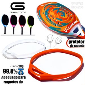 Tennis Rackets Gaivota Beach Silicone Cover Peso 23g Support 998% All 21mm22mm23mm espessura 230307