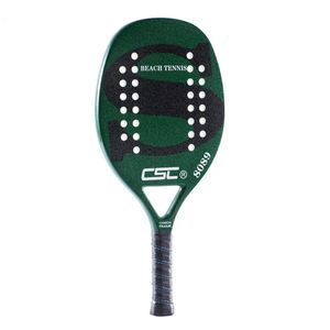 Tennisracket Professional Carbon and Glass Fiber Beach Tennis Racket Soft Face Tennis Racquet Cover Högkvalitativ padellracket med väska 230307