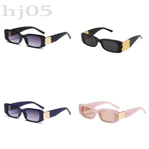 Okulary przeciwsłoneczne mody małe podłużne designerskie okulary jasne złote złoto złoto lettrer gafas de sol moda luksusowe okulary przeciwsłoneczne kobiet spolaryzowana ochrona UV PJ025 C23