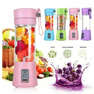 Portabla grönsaksverktyg Blender USB Mixer Electric Juicer Machine Smoothie Blender Mini Food Processor Personal Lemon Squeezer Orange Juicer