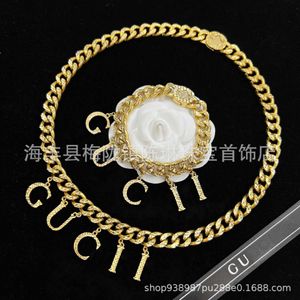 2023 New Luxury High Quality Fashion Jewelry for Gold Chain Double Tassel Necklace Bracelet Women Light Luxury Couples