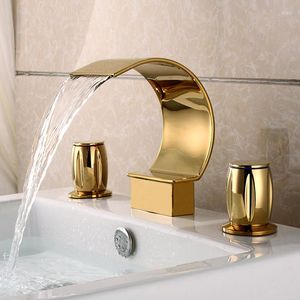 Смесители раковины для ванной роскошное золото