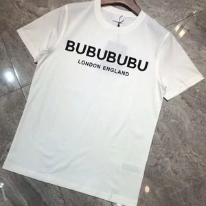 Erkekler Tasarımcı T-Shirt İnce Fit Kısa Kollu Pamuk Nefes Alabilir Tee Üst Lüks Mektuplar Baskı Gömlekleri İlkbahar Yaz Yüksek Sokak Boyutu S-2XL