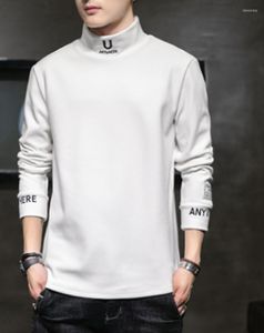 Men's T Shirts Men's Autumn And Winter T-shirt Fashion Brand Trend Men Shirt Long Sleeve Upper Garment Youth Slim Wear