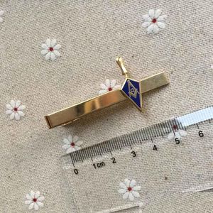 TIE CLIPS 10st Masonry Square och Compass Ties Bar Masonic Mason Emalj Trowel Tool Tool Masons gåva för kollegan Drop Delivery Dh5R3