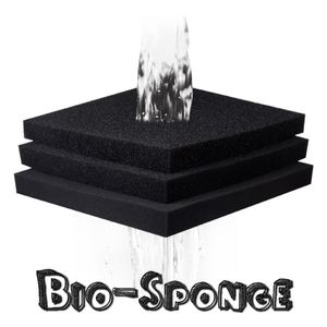 100 100 5cm Haile Aquatic Bio Sponge Filter Media Pad Cut-to-fit Foam for Aquarium Fish Tank Koi Pond Aquatic Porosity Y200922260O