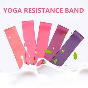 Fasce di resistenza 5 pezzi / set Attrezzature per allenamento fitness portatili Fasce di resistenza in gomma Yoga Forza elastica Pilates Cross Fit Donne Sport con pesi 230307