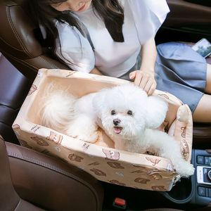Dog Travel Outdoors car safety seat Pet central control kennel Cat mat Teddy Bears supplies 230307