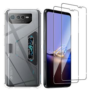 Asus Rog Telefon 6 Ultimate Pro Temperli Cam 9H Sertlik HD Rog 5s 3 2 6d Zenfone 9 8 Flip 7 7pro için açık ekran koruyucusu