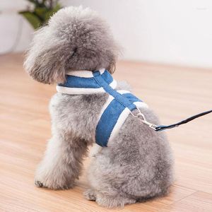 犬の襟ベストタイプのトラクションロープチェストバックチェーンウォーキングペット用品