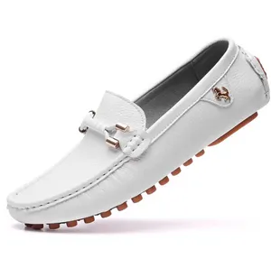 Klasik Erkek Moccasins Penny Loafer'lar Erkek Deri Ayakkabı Moda İlkbahar Yaz Deri Sürücü Erkek Rahat Ayakkabılar Rahat Slip-On