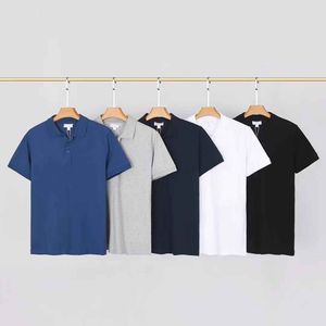 Polo da uomo di moda firmata Luxury Camicia in bianco e nero e vari stili con risvolto Manica corta Casual Ricamo T-shirt classiche