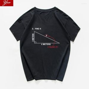 Мужские футболки на найти x смешную рубашку мужская хлопковое homme графическая математика