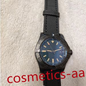 2-Farben-Herrenuhr Neuankömmling Herrenuhr Automatikwerk 46 mm Saphir leuchtend Avenger Seawolf Automatik Blue Lume PVD Schwarz Herrenarmbanduhren