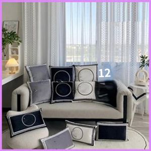 Throw pillow Alphabet fashion Casual Pillow Living Room Womens Mens Cushion Luxury Designer Pillows Bedside Lumbar Throw Pillows With Core Bedroom ,D2111096F 01