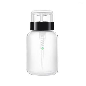 Garrafas de armazenamento 200ml Travel Pressão Bombea de removedor de esmalte do tipo de garrafa Plástico Cosmético plástico Cosmético