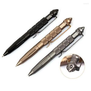 High Quality Metal Colour Tactical Defense Pen School Student Office Ballpoint Pens