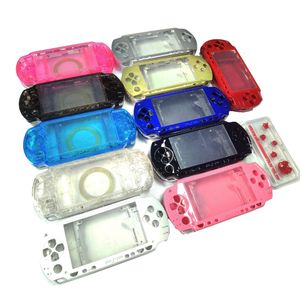 11 färger helhölje Shell Case Cover för PSP 1000 med knappfodral Shell Case Cover