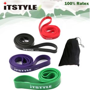 Bandas de resistência 208cm Faixas de resistência de borracha puxar para cima fortalecer os músculos Loop Band Fitness Power Expander 41 