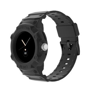 Tampa de pulseira de banda protetora de protetora de silicone macio para o google pixel watch