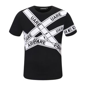 DSQ PHANTOM TURTLE Erkek T-Shirt Erkek Tasarımcı T Shirt Siyah Beyaz Geri Serin T-shirt Erkek Yaz Moda Rahat Sokak T-shirt Artı Boyutu M-XXXL 6142