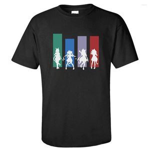 Camisetas masculinas Camisas bonitas Cosplay 3D Camisa adulta Homens Mulheres O-Gobes Termão de Algodão de Verão