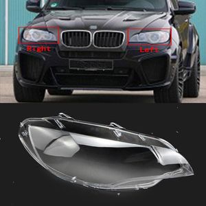 Lighting System Other Lamp Case For X6 E71 2008-2014 XDrive 35i 40i 50i Car Front Glass Lens Caps Headlight Cover Auto Light Lampshade S