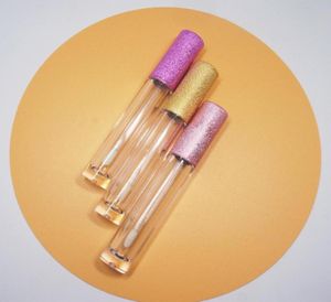 Storage Bottles Jars 10203050100PC 6ml Empty Lip Gloss Tube Plastic Lipgloss Bottle Container Yellow Purple Cap Cylinder Cle9793508
