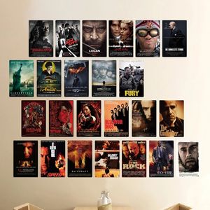 Filme The Rock Poster Metal Metal Painting Sign Vintage Placa Tin Sign Plate Decor para o clube de bar Man Cave Art Painting Presente personalizado 30x20cm W03