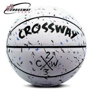 Balls S Brand Crossway L702 Basketboll Ball PU Materia Officiell storlek7 GRATIS med Net Bag Needle 230307