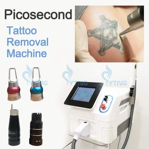 Q Переключенная ND YAG Picosecond Pico Laser Tattoo Machine Machine Lazer Spot Spot Protection 1064 -нм 532 нм 755 нм 1320 нм портативное быстрое безболезненное оборудование