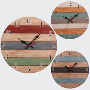 Настенные часы часы современный механизм дизайна винтажный цифровой металлический европейский деревянный римский ремесленник декоративные