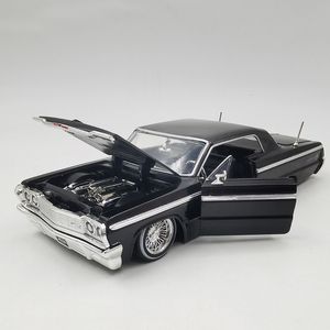 Odlany model samochodu tor JADA 1 24 skala Impala Model samochodu 1964 klasyczny pojazd odlewana zabawka ze stopu dla dorosłych fanów prezent kolekcjonerski zabawki dla chłopców pamiątka 230308